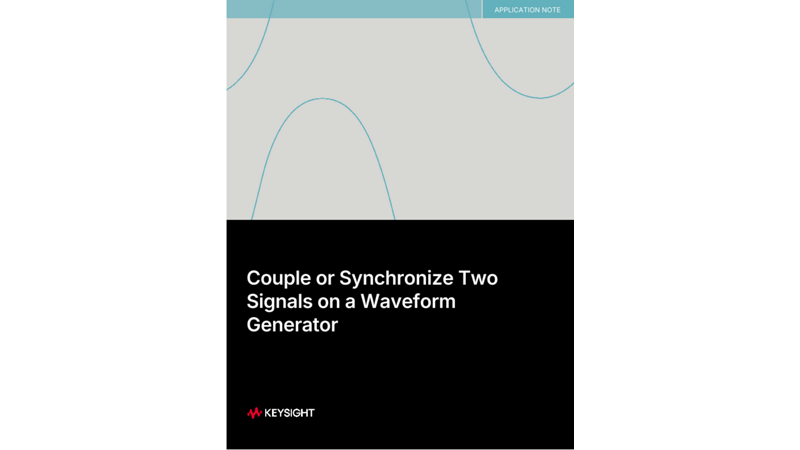 Couple or Synchronize Two Signals on a Waveform Generator